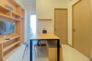 Deluxe Apartment | Living area - Comfort And Homey 2Br At Tokyo Riverside Pik 2 Apartment (Teluknaga)