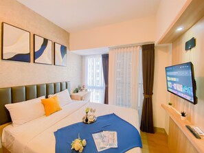 Interior - Homey And Restful Studio At Tokyo Riverside Pik 2 Apartment (Teluknaga)