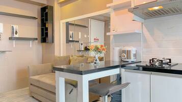 Apartamento | Opções para refeição no quarto