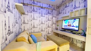 Apartment | Living area - Warm And Homey 2Br At Green Bay Pluit Apartment (Jakarta)