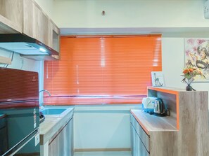 Apartment | Private kitchen | Fridge, stovetop, rice cooker - Best Deal And Restful 2Br Meikarta Apartment (Cikarang)