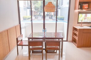 Apartamento | Opções para refeição no quarto