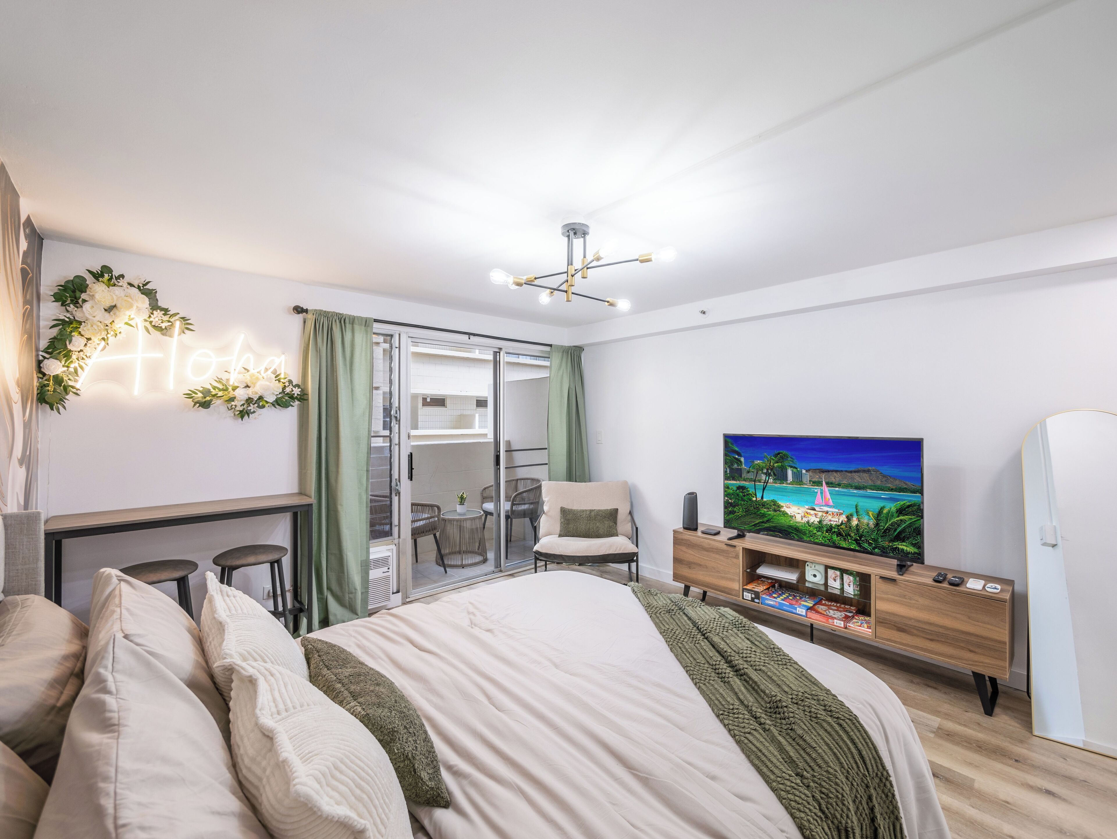 Desk, iron/ironing board, free WiFi, bed sheets