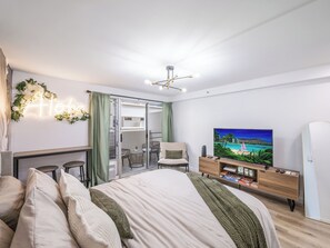 Desk, iron/ironing board, free WiFi, bed sheets
