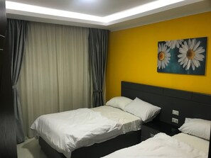 1 室のベッドルーム、WiFi (無料)