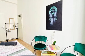 1 makuuhuone, vuodevaatteet