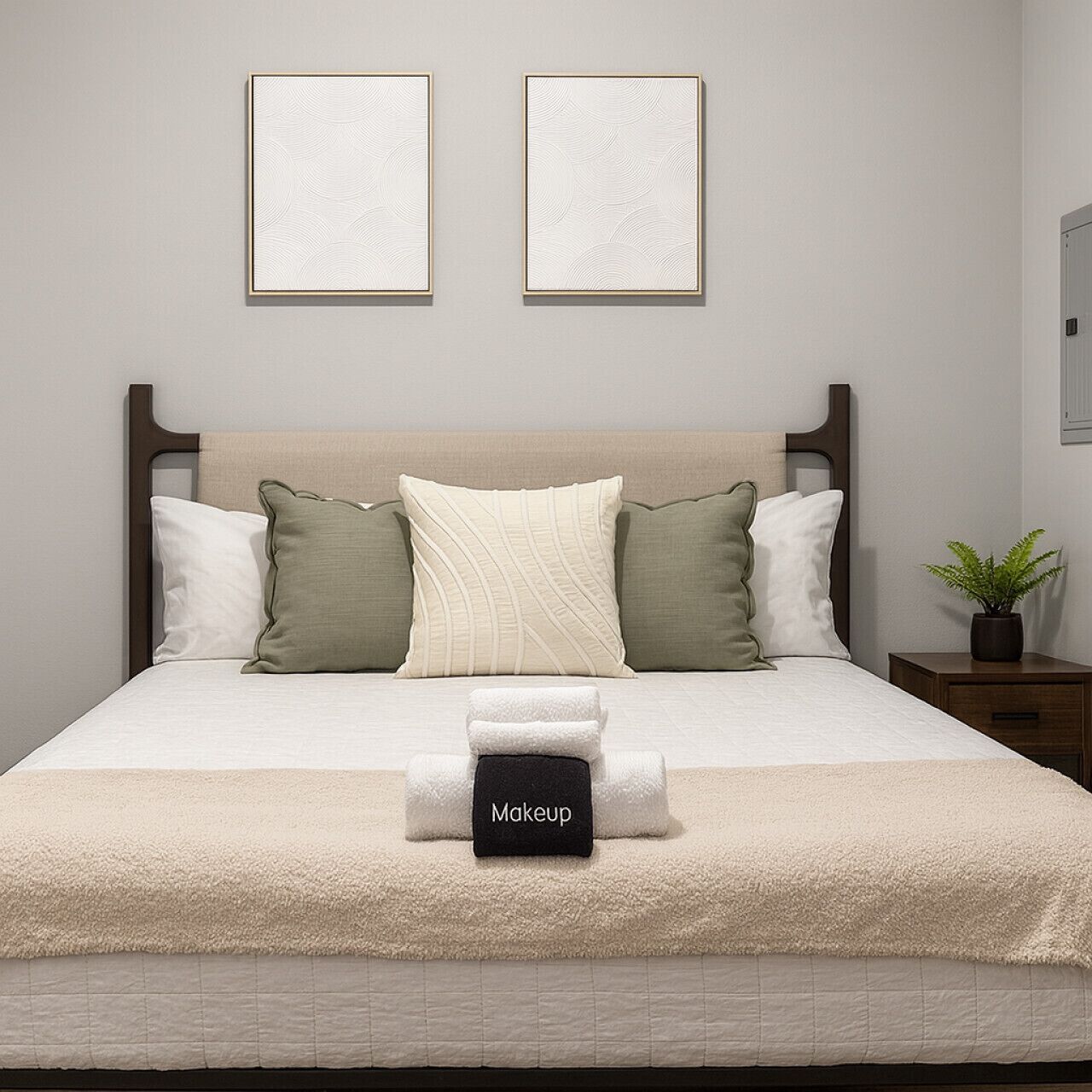 2 habitaciones, tabla de planchar con plancha, wifi y ropa de cama 