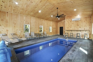 Una piscina climatizada