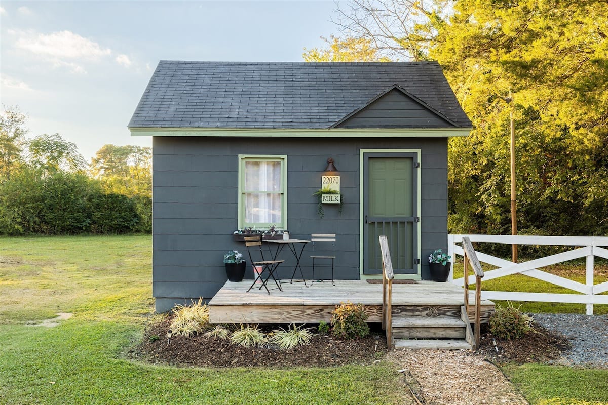 Design huisje | 1 slaapkamer, individueel gedecoreerd, individueel gemeubileerd