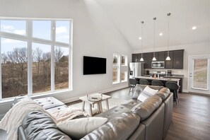 Télévision, cheminée