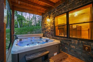 Baignoire à remous intérieure