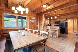 Dining - Hidden Haven | Hocking Hills, Sleeps 8, Hot Tub (Laurelville)