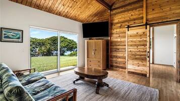 Smart TV, books, stereo