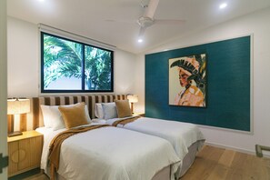 2 bedrooms, iron/ironing board, travel crib, free WiFi