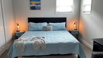 2 habitaciones, tabla de planchar con plancha, wifi y ropa de cama