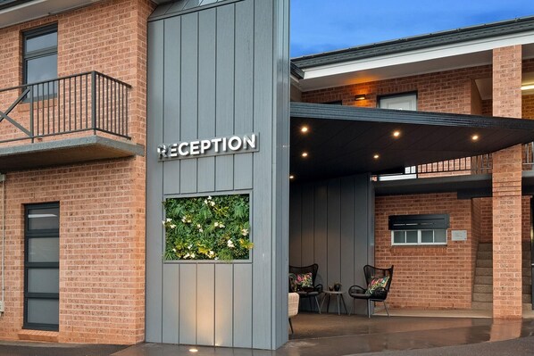 Façade de l’hébergement