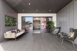 Voorkant van accommodatie