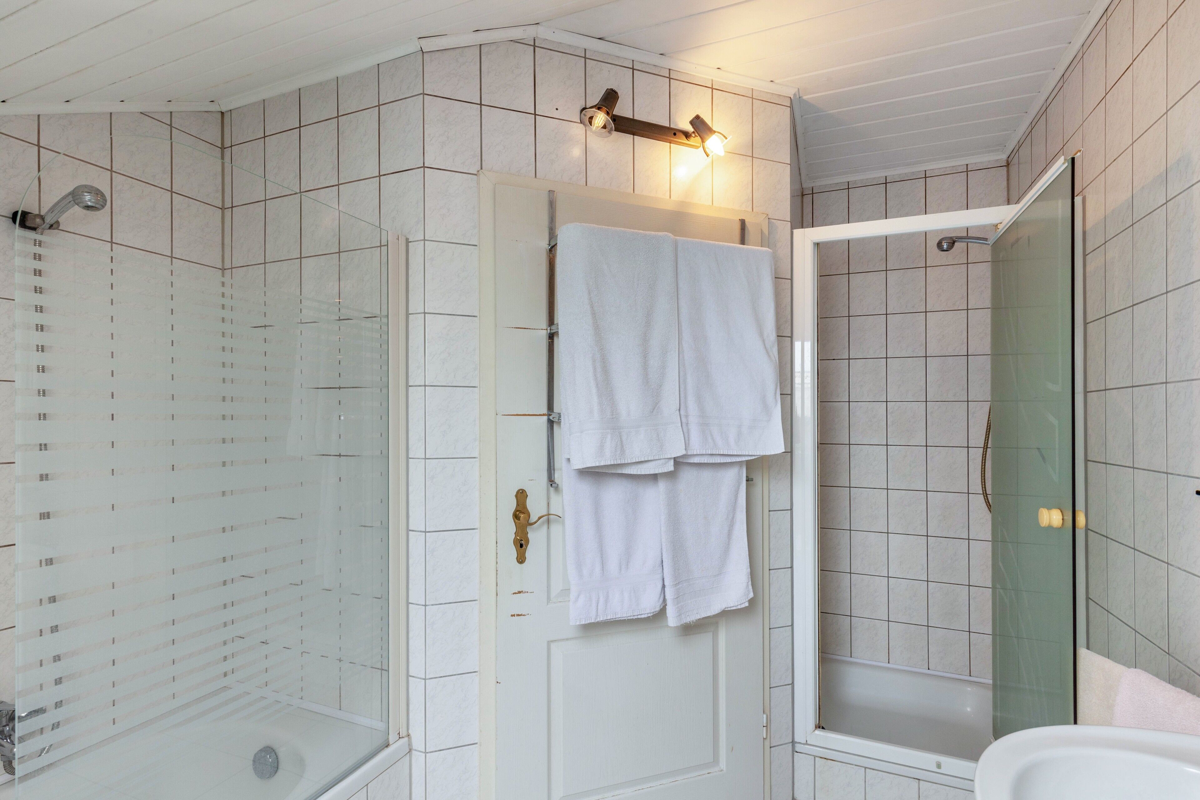Shower, hair dryer