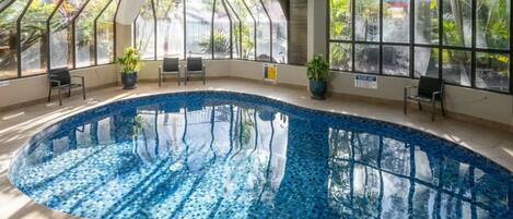 Indoor pool, outdoor pool