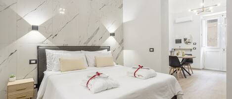 1 camera, Wi-Fi gratuito, lenzuola