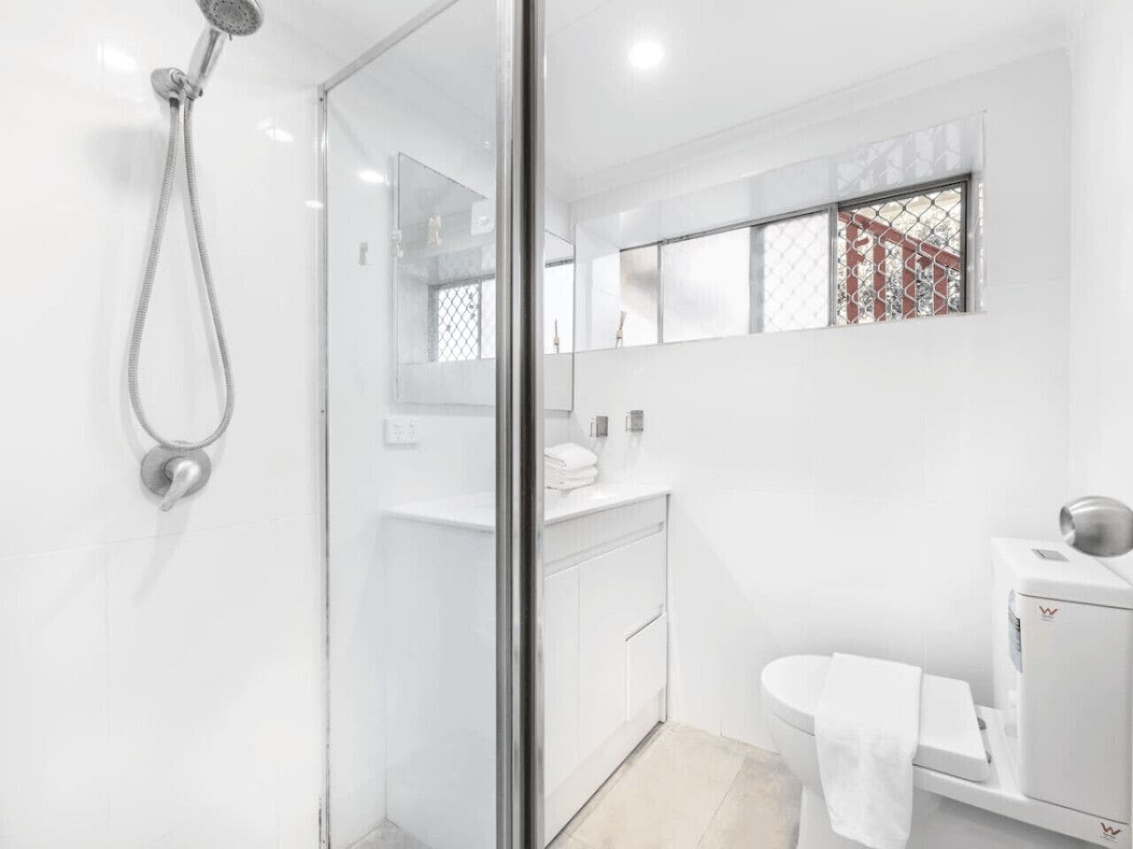 Towels, soap, shampoo