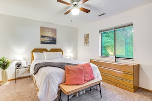 2 chambres, bureau, Wi-Fi, draps fournis