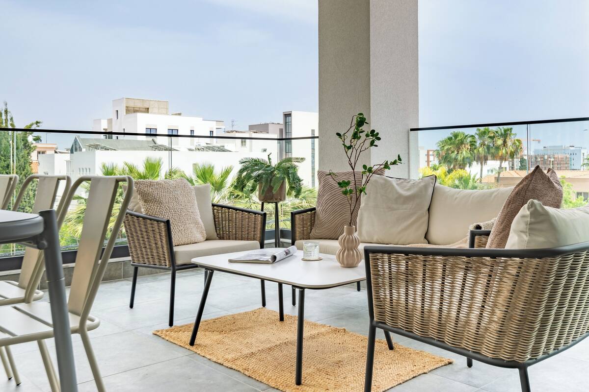 Apartamento, 2 quartos, sacada | Vista da propriedade