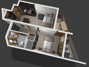 Comfort Apartment, Kitchen, Mountain View | View from room