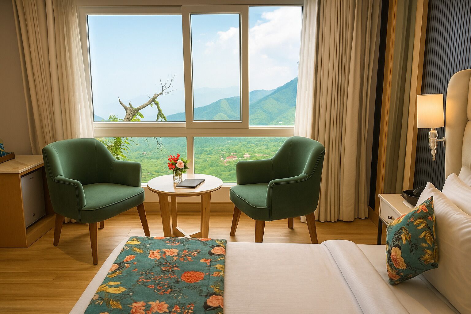Presidential Double Room, Valley View | Soundproofing, rollaway beds, free WiFi, bed sheets