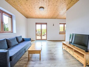Fernseher, Kamin