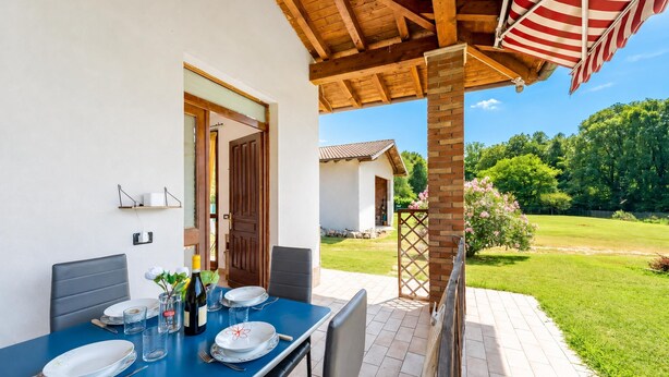 Family House, 1 Bedroom, Microwave (La Casa In Campagna: Rustic Retreat) | Outdoor dining - La Casa In Campagna: Rustic Retreat 800m From the Lake (Leggiuno)
