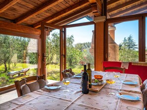 Dining - Beautiful private villa for 2 guests with WIFI, A/C, TV and terrace (Novi Vinodolski)