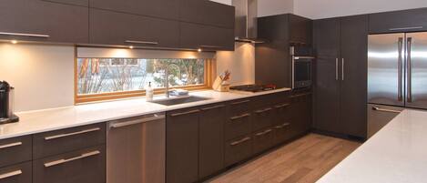 Kühlschrank, Ofen, Herdplatte, Geschirrspüler