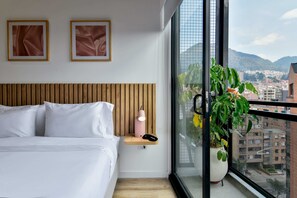 1 slaapkamer, een bureau, een strijkplank/strijkijzer, wifi