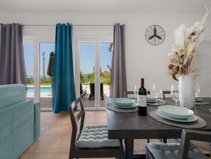 Table, Plant, Furniture, Property, Building, Azure, Window, Blue, Chair, Interior Design