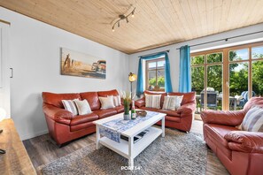 Televisión, chimenea, reproductor de DVD