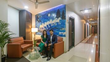 Sala de estar en el lobby