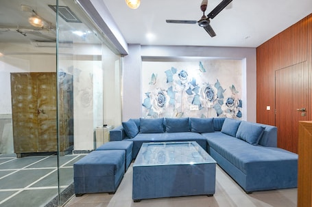 Sala de estar en el lobby