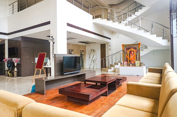 Sitteområde i lobbyen