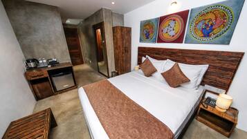 Deluxe Double Room, City View | Minibar, soundproofing, iron/ironing board, free WiFi