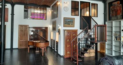 Luxury loft in Lille/Tourcoing with sauna, spa, 2-6 guests