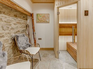 Sauna - Spacious Chalet in Champagny, 6 pers, sauna, private parking (Champagny-en-Vanoise)