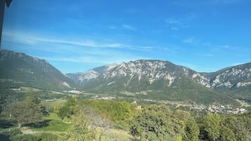Blick von der Unterkunft
