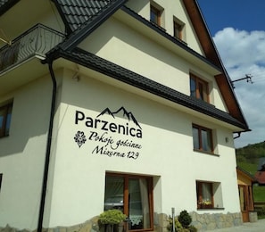 Fassade der Unterkunft