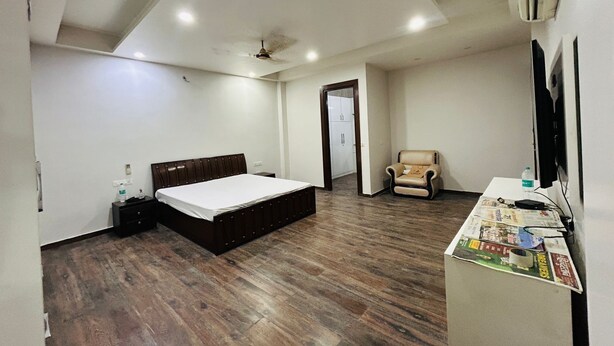 Superior Double Room, City View | In-room safe, laptop workspace, blackout drapes, soundproofing - golden hotel  (Greater Noida)