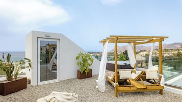 Deluxe Villa, 3 Bedrooms, Private Pool, Sea View | View from room