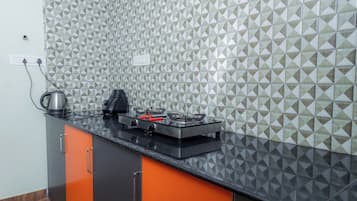 Appartement Familial, vue ville | Coin cuisine privé