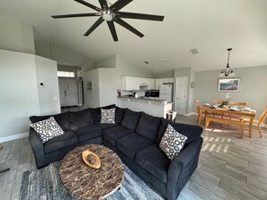 42-inch flat-screen TV with digital channels