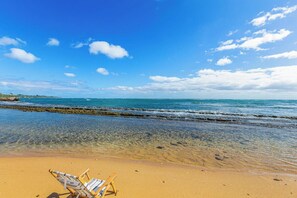 On the beach