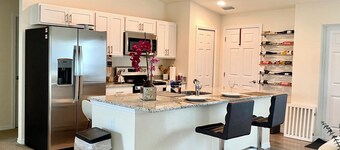 Brand new Lakefront Home with modern kitchen & lake view